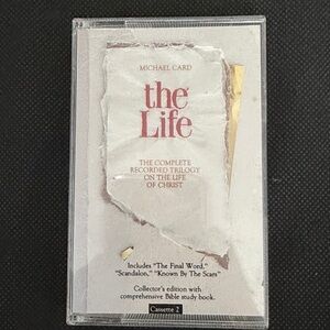 VTG Michael Card The Life, Complete Recorded Trilogy on the Life of Christ Tape2